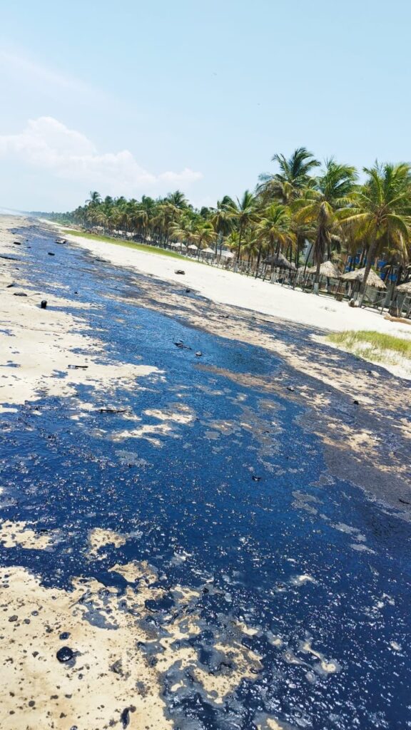 Oil spill spreads across Venezuela’s Caribbean coast amid country’s election crisis